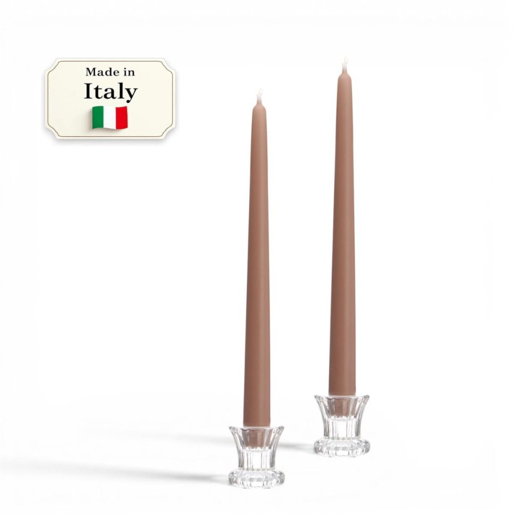 CANDELA CONICA DA 30 CM MOCHA